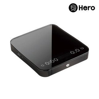 【HERO】靈智LED點陣玻璃金屬流速咖啡電子秤(點陣螢幕/流速秤/手沖咖啡秤/義式機秤)