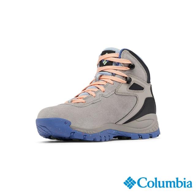 【Columbia 哥倫比亞】女款 -NEWTON RIDGEOmni-Shield 防潑高筒登山鞋-淺灰(UBL82610LY/IS)