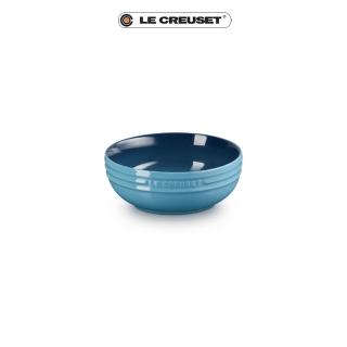 【Le Creuset】瓷器輕虹霓彩系列深圓盤13cm(水手藍)