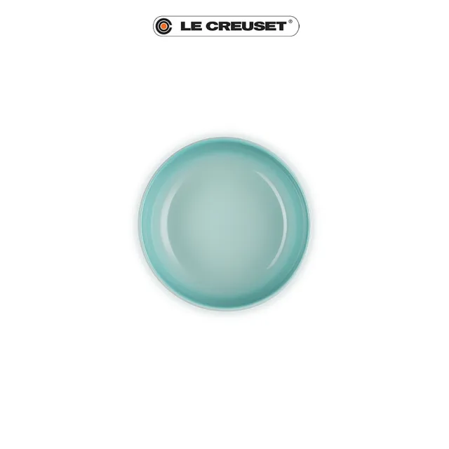 【Le Creuset】瓷器輕虹霓彩系列深圓盤13cm(薄荷綠)