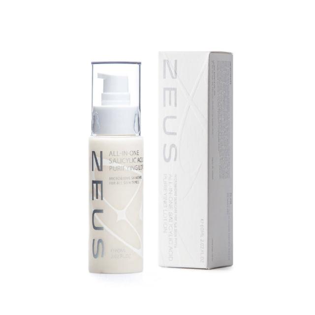 【Zeus】男士2%全效水楊酸淨痘奇蹟乳液 60ML(控油淨痘/緊緻毛孔/角質代謝/清爽乳液)