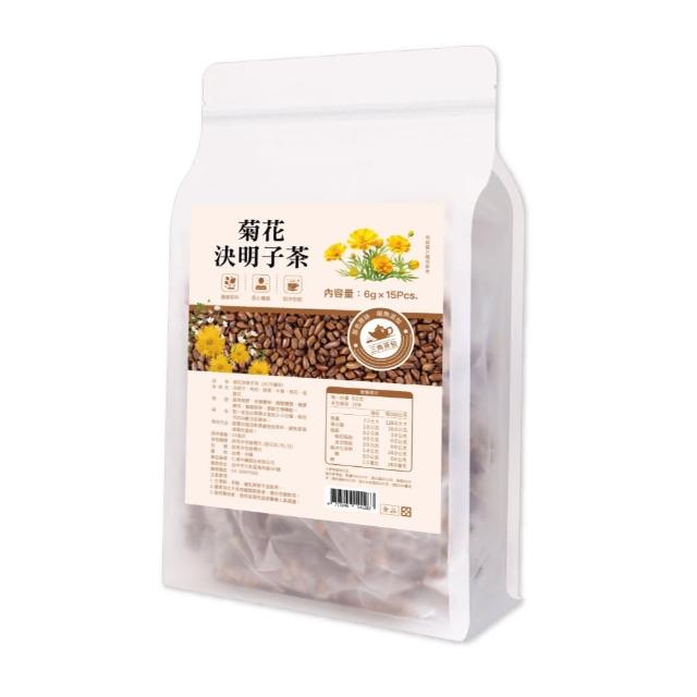 【菊之韻】菊花決明子茶（3C守護茶）X1袋組(6gX15入/袋;養生茶、枸杞茶、機能茶、牛蒡茶、茶包)