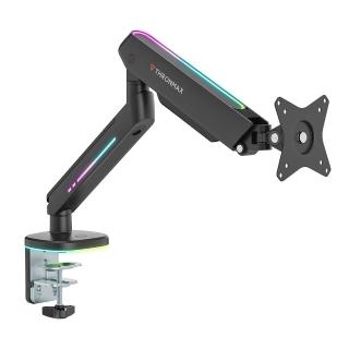 【THRONMAX】RGB升級款｜鋁合金桌上型螢幕支架｜27-45吋適用(MX-100 瑞典精品 北歐時尚設計)