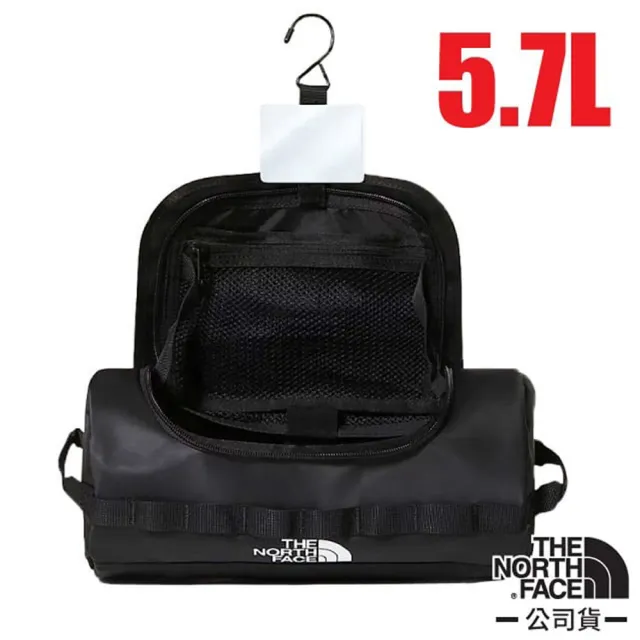 【The North Face】Base Camp Travel Washbag 多用途洗潄用品收納包5.7L.盥洗包(52TF-53R 時尚黑)