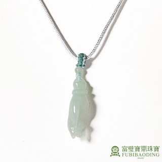 【Fubibaoding jeweler 富璧寶鼎珠寶】糯種掌上明珠佛手墜(天然A貨 翡翠 送禮 平安 母親節)