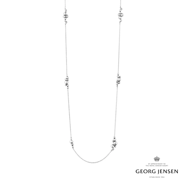 Georg Jensen 官方旗艦店 MOONLIGHT GRAPES 項鍊 長款(純銀)