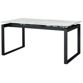 【NITORI 宜得利家居】◎巖板/陶板餐桌 CERAL 伸縮餐桌 寬150/190 深90 WH(伸縮 餐桌 陶板 巖板)