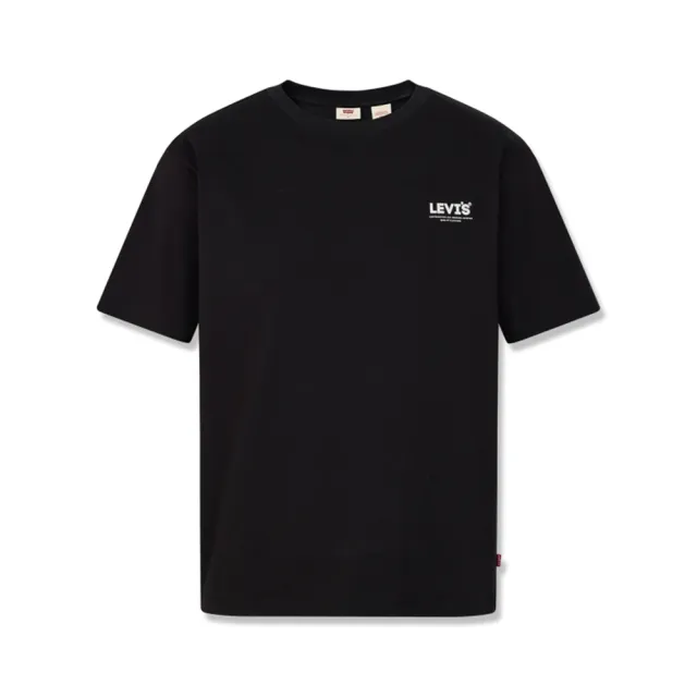 【LEVIS 官方旗艦】男女同款 涼感字體LOGO短袖Tee / 210G厚棉 熱賣單品 000S1-0001