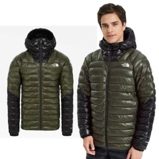 【The North Face】男 最強 Summit Perex 防風防潑水透氣耐磨連帽外套(3SQJ-BQW 橄綠 V)
