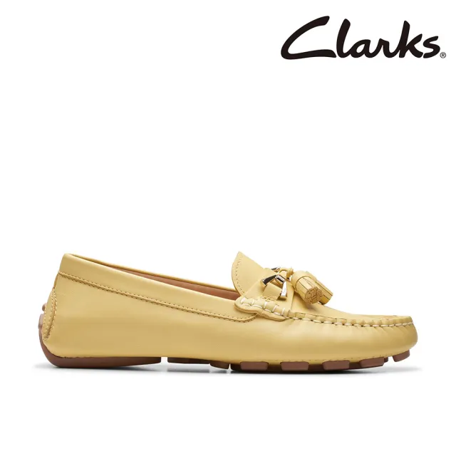 【Clarks】女鞋 Quilto Step 柔軟舒適真皮流蘇莫卡辛鞋 豆豆鞋(CLF78144C)