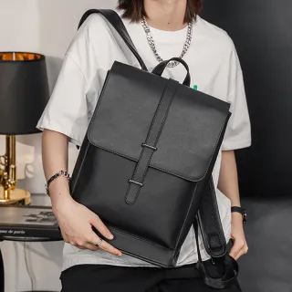 【LEESA】皮革後背包\包包男\包包女\電腦後背包\韓國後背包\學生後背包\旅行後背包\商務後