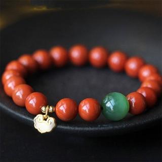 【MoonDy】包包 佛珠 玉珠手串 玉手環 平安手鍊 如意鎖 女配飾 送長輩 南紅手串 碧玉手串 氣質手鍊