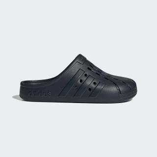 【adidas 愛迪達】Adilette Clog 男女 涼拖鞋 洞洞鞋 防水 休閒 懶人鞋 游泳 全黑(IG9163)