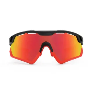 【ZeroRH+】CLIMBER登山王者系列日本限定競賽款運動太陽眼鏡(消光黑/紅 RH0003_02)