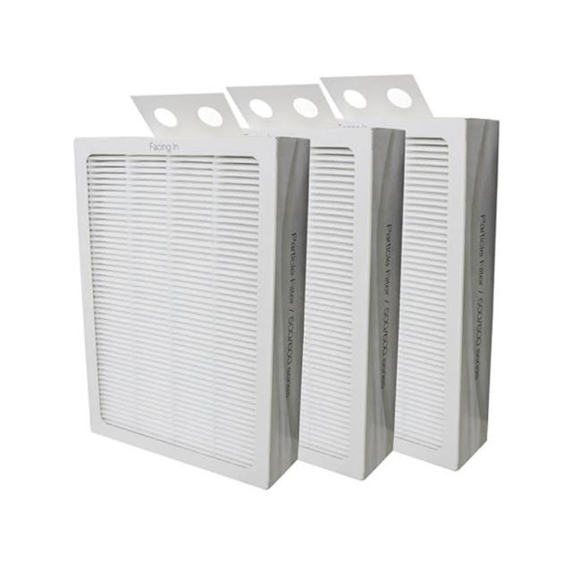 【PUREBURG】適用Blueair 503 603 550E 650E 680i 690i加強Smokestop活性碳HEPA濾網3入組