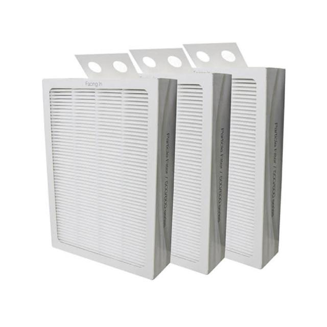 【PUREBURG】適用Blueair 503 603 550E 650E 680i 690i加強Smokestop活性碳HEPA濾網3入組