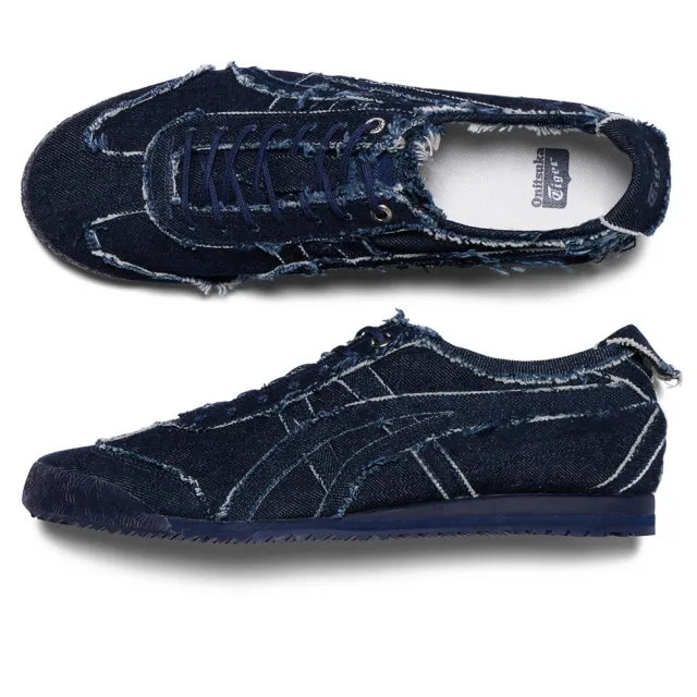 【Onitsuka Tiger】鬼塚虎 單寧設計款藍色 MEXICO 66 SD 休閒鞋 (1183C310-401)