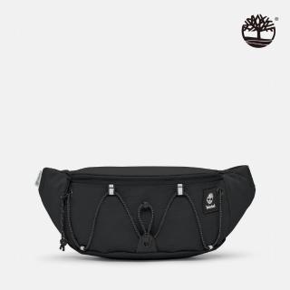 【Timberland 官方旗艦】中性黑色戶外斜揹包(A5SV5001)