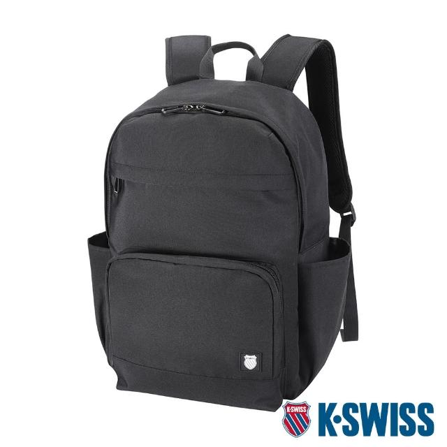 【K-SWISS】運動後背包 Classic Backpack-黑(BG309-008)