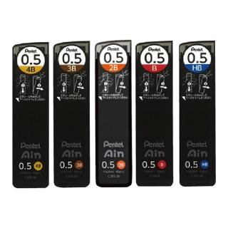 【Pentel 飛龍】Ain 0.5mm 自動鉛筆 筆芯 40入/筒 10筒/盒 C285 系列