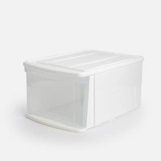 【特力屋】日本IRIS 透明抽屜收納箱 37.6×52.8×27.7cm