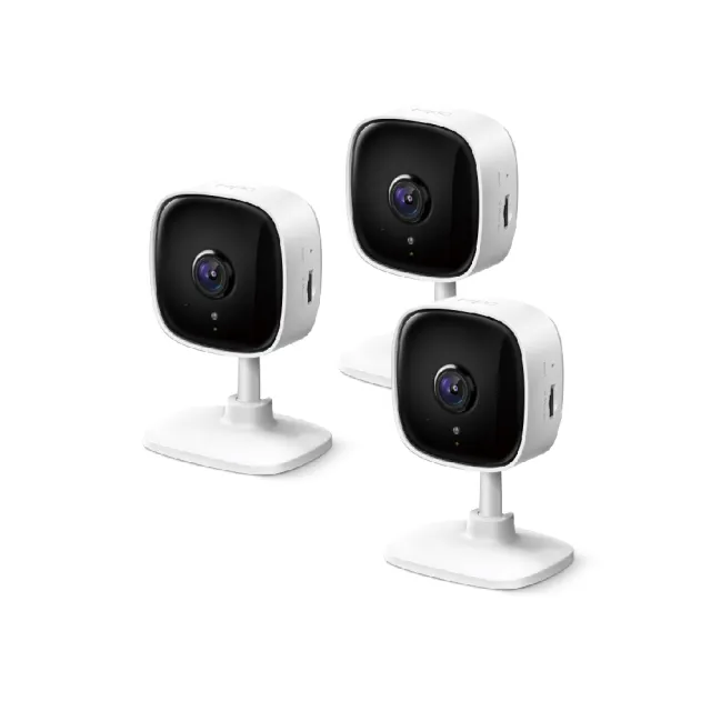 (三入組)【TP-Link】Tapo C100 1080P 200萬畫素WiFi無線網路攝影機/監視器 IP CAM