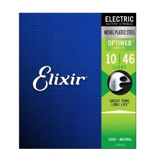 【ELIXIR】Optiweb 超薄包覆 10-46 電吉他弦(公司貨保證)