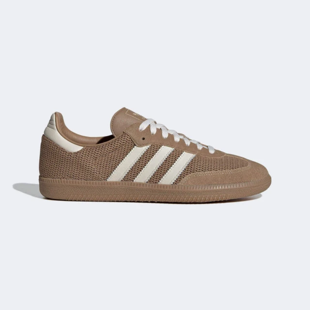 adidas 愛迪達adidas 愛迪達 Samba OG 男 休閒鞋 經典 三葉草 復古 德訓鞋 膠底 編織 棕(IG1379)