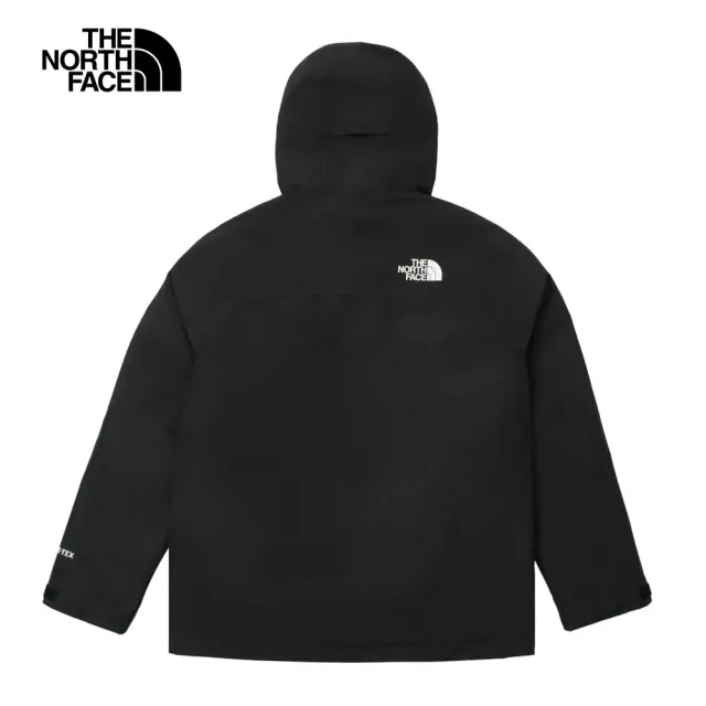 【The North Face 官方旗艦】北面男款黑色Gore-Tex防水透氣羽絨內裡三合一外套｜83RR4H0