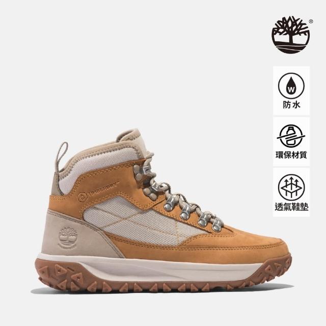 【Timberland 官方旗艦】女款小麥色GreenStride Motion 6中筒防水健行鞋(A5VN4754)
