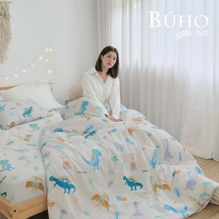 【BUHO 布歐】天絲萊賽爾印花4.5x6.5尺單人舖棉兩用被套/涼被(多款任選)