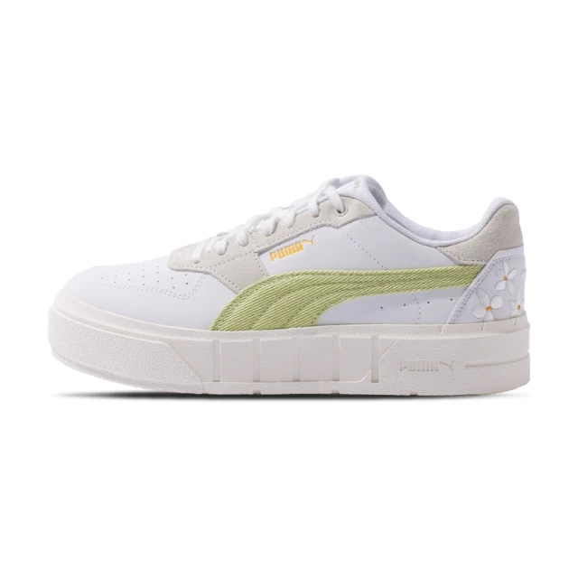 PUMA Cali Court Embroidery Wns 女鞋 白綠色 運動 厚底 增高 休閒鞋 39882801