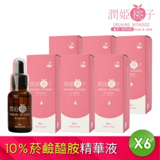 URUHIMEMOMOKO 潤姬桃子】S1精華液(30ml X 3入瓶裝10%菸鹼醯胺、積雪草