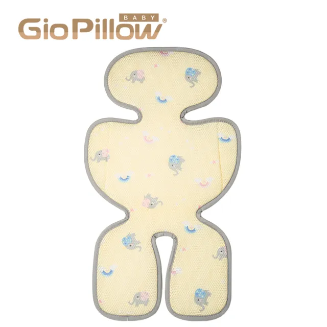 【GIO Pillow】超透氣涼爽座墊 花色款(推車涼墊 汽座涼墊 嬰兒推車坐墊 嬰兒涼墊 韓國 涼蓆 可水洗)