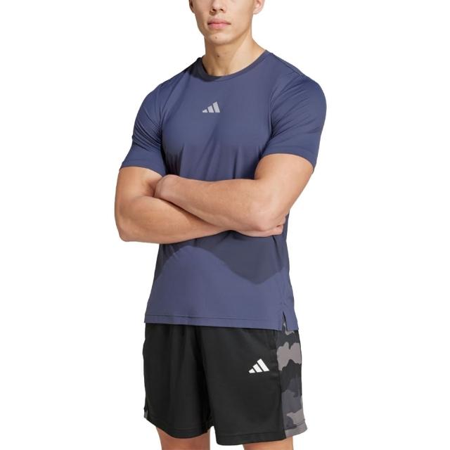 【adidas 愛迪達】圓領短袖T恤 COOL FEEL TEE 男 - JH3653