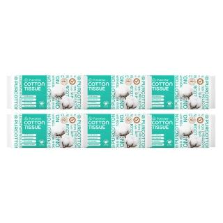 【全棉時代Purcotton】100%純棉乾濕兩用巾 60片*6包 20*20cm(100%美國棉)