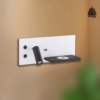 【必登堡】賈納壁燈 B424546(壁燈/床頭燈/現代/簡約/美式)