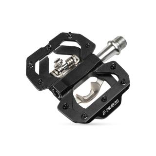 【EXUSTAR】E-PM835平面+登山車踏板(黑)