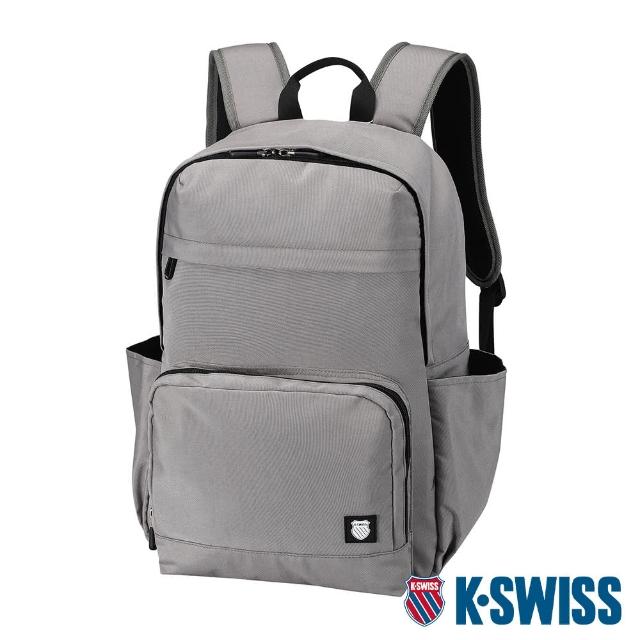 【K-SWISS】運動後背包 Classic Backpack-灰綠(BG309-027)