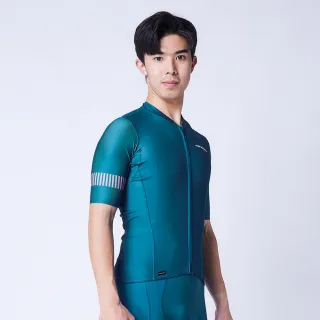 【Atlas亞特力士】冷黑多段循環涼感男短車衣 JCM-181(防曬/透氣/自行車/運動/車服/單車上衣)