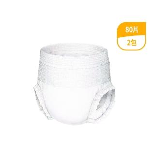 【喵汪森林】成人拉拉褲L-XL號80片x2包(成人易拉褲/復健褲/老人紙尿褲)