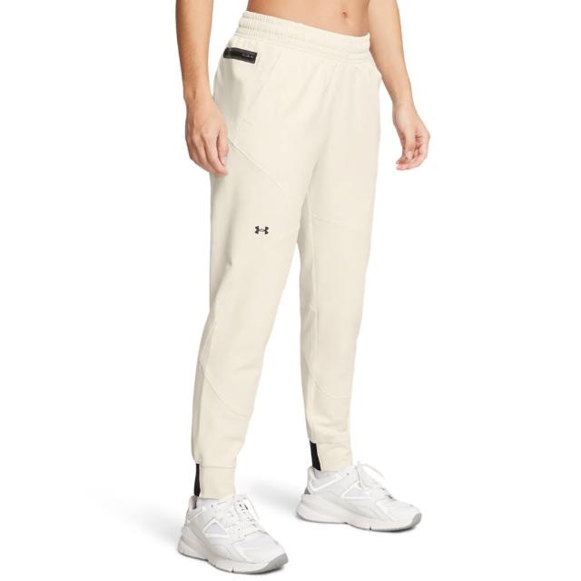 【UNDER ARMOUR】UA 男女同款 Unstoppable Jogger 運動長褲_1376926-110(米白)