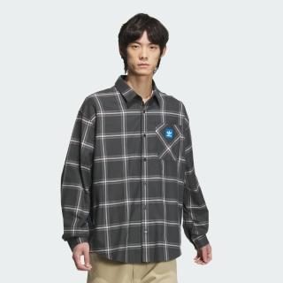 【adidas 愛迪達】長袖上衣 男款 襯衫 CS SHIRT LS M 灰 JC6835