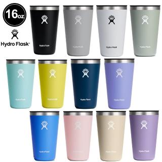 【Hydro Flask】16oz/473ml 保溫 保冰 附蓋 隨行杯 多色可選(超強保冰 咖啡杯 無毒 重視食安)