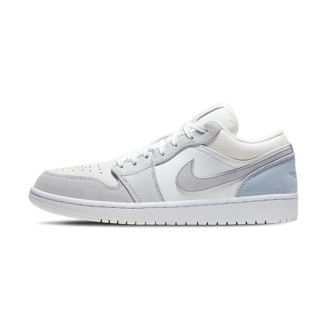 NIKE 耐吉NIKE 耐吉 Air Jordan 1 Low 男鞋 天空藍色 AJ1 低筒 小Dior 麂皮 休閒鞋 CV3043-100