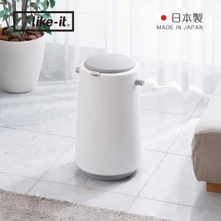 【like-it】日製密封除臭廚房/尿布垃圾桶-含2合1消臭劑(收納籃 收納桶 置物桶 分類桶)