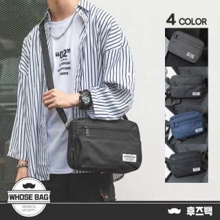 【WHOSE BAG】時尚休閒多口袋帆布側背包 斜背包 NO.WBOM029(男側背包 男斜背包 女側背包 女斜背包)