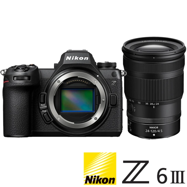 Nikon 尼康Nikon 尼康 Z6 III / Z63 KIT 附 Z 24-120mm F4 S(公司貨 全片幅微單眼相機 五軸防手震 6K)