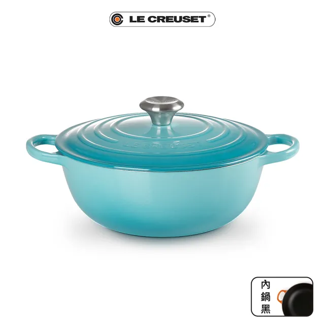 【Le Creuset】典藏琺瑯鑄鐵鍋媽咪鍋26cm(多色任選)