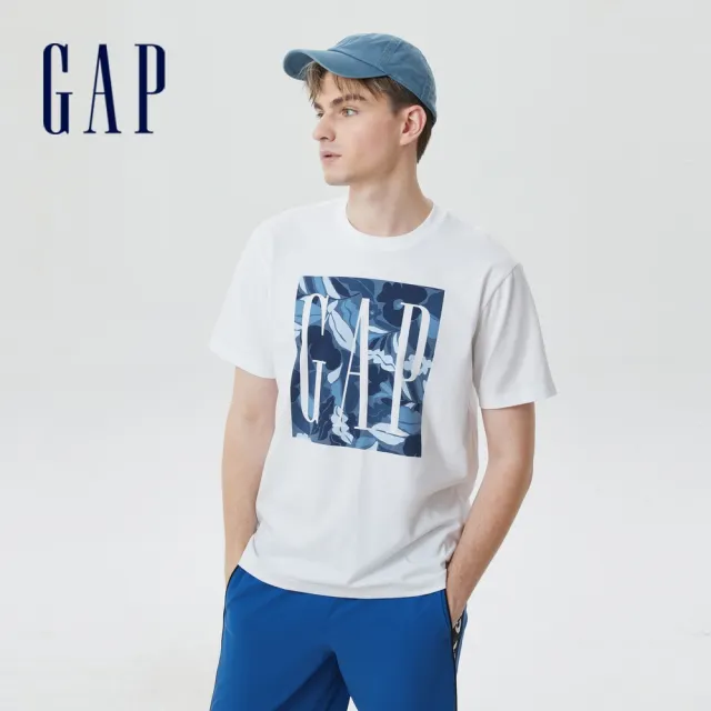 【GAP】男女裝 Logo圓領短袖T恤 -多款任選(476750&548050&543986&463163)